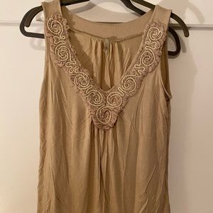 Beautiful, nude colored layering tank